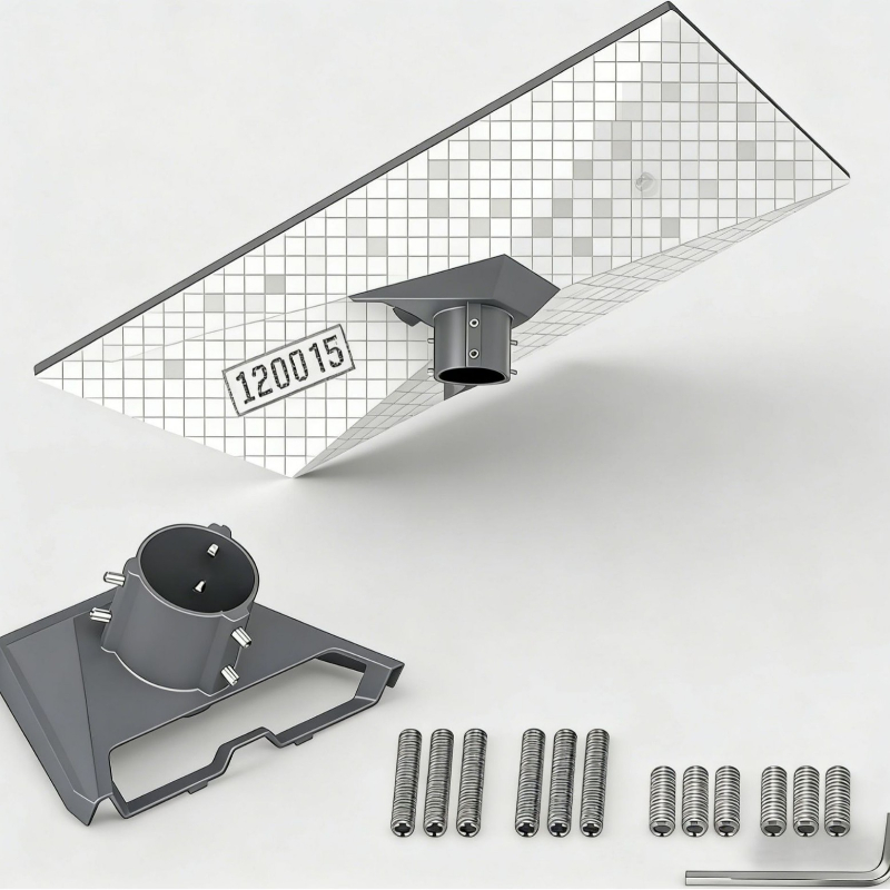 Outdoor Furniture Metal - Hochleistungs-Aluminium-Gen3-Außenhalterung, Installations-Basis-Kit der dritten Generation für