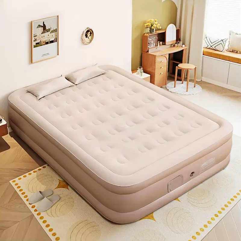 Outdoor Furniture Luxury - Queen-Luftmatratze mit integrierter Pumpe, verbesserte aufblasbare