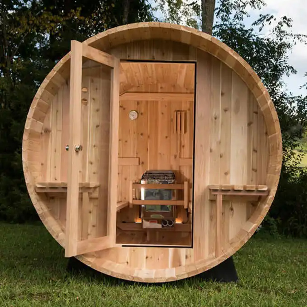 Outdoor Furniture Wood - Outdoor-Sauna Großhandel: 4-6 Personen Kanadische Hemlock-Sauna,