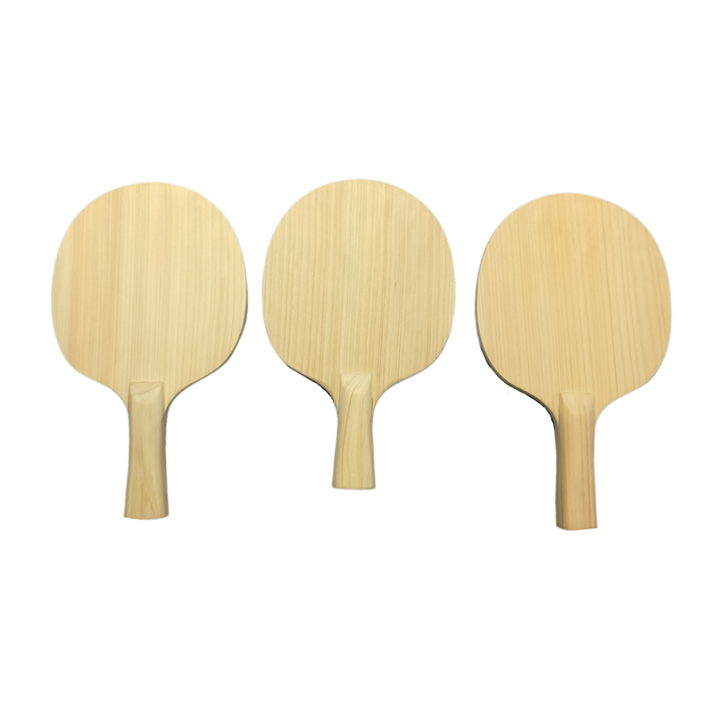 Outdoor Furniture Wood - Einfaches Hinoki-Massivholz-Tischtennisschlägerblatt 8mm Ping-Pong-Blatt FL CS