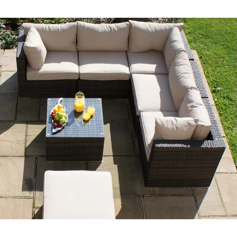 6-Sitzer Kleine Garten-Sektion – Outdoor Furniture Luxury Bewertung und Preis