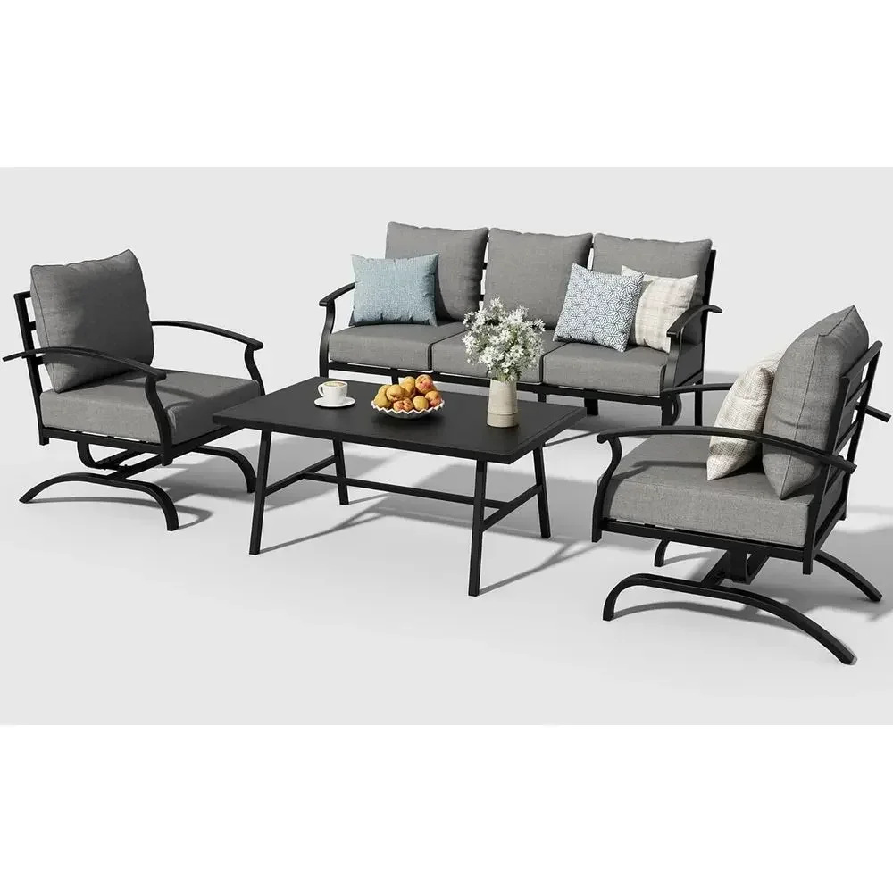 Graues Outdoor-Metall-Terrasse – Outdoor Furniture Metal Chairs Bewertung und Preis