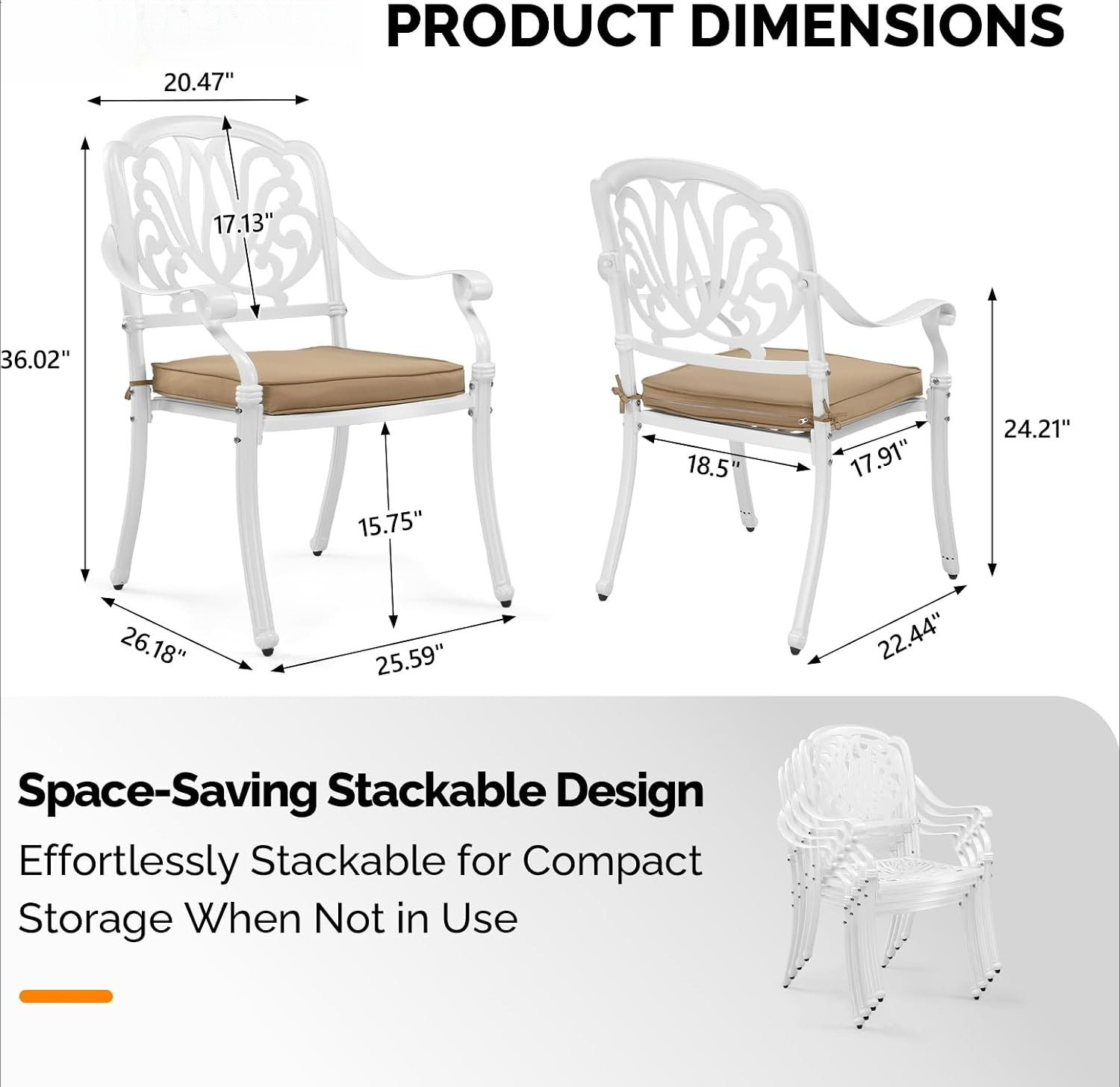 Gartenstühle aus Aluminiumguss – Outdoor Furniture Metal Chairs Bewertung und Preis