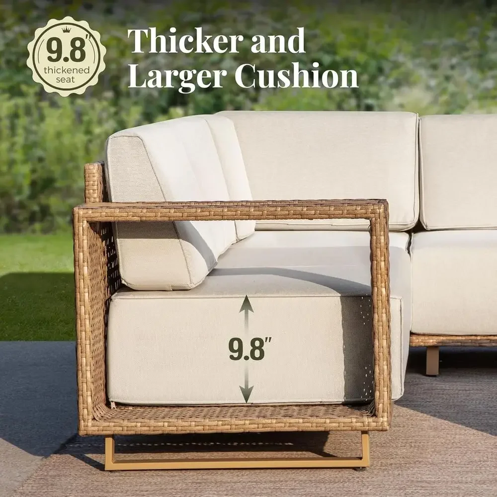 6-teiliges Outdoor-Sofa-Set au – Outdoor Furniture Luxury Bewertung und Preis